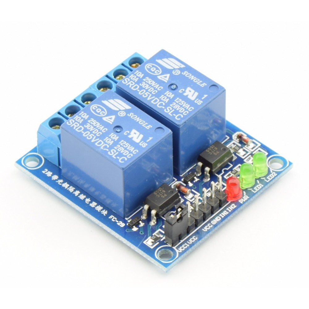 Modulo Relè 16 canali DC 5V per Arduino e Raspberry Pi